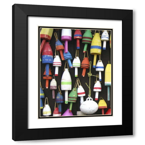 Northeast Harbor I Black Modern Wood Framed Art Print with Double Matting by Fagalde, Jarman