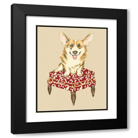 Pampered Pet III Black Modern Wood Framed Art Print with Double Matting by Zarris, Chariklia