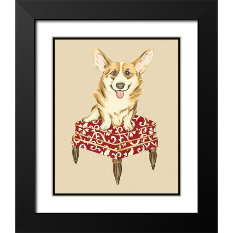 Pampered Pet III Black Modern Wood Framed Art Print with Double Matting by Zarris, Chariklia