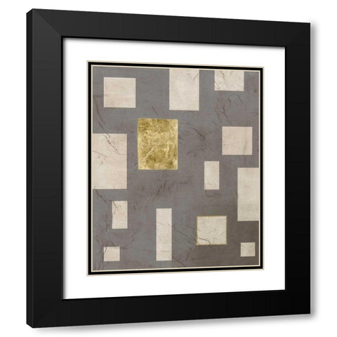 Metro Edge I Black Modern Wood Framed Art Print with Double Matting by Lam, Vanna