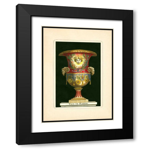 Vase with Sunflowers Black Modern Wood Framed Art Print with Double Matting by Thomassin, S.