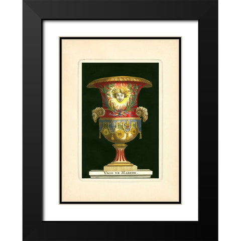 Vase with Sunflowers Black Modern Wood Framed Art Print with Double Matting by Thomassin, S.