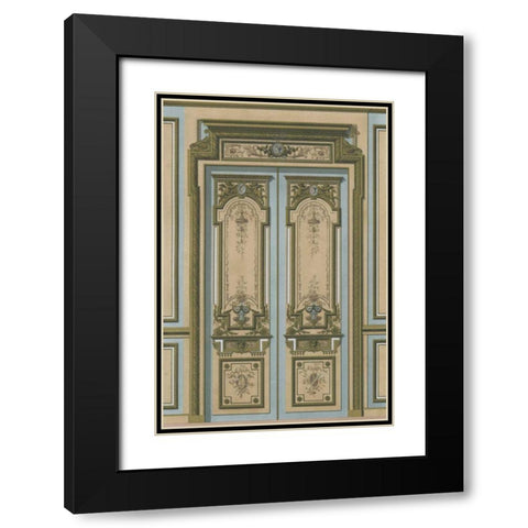 Palace Doors I Black Modern Wood Framed Art Print with Double Matting by Unknown