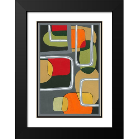 Possibilities II Black Modern Wood Framed Art Print with Double Matting by Taylor, Kris