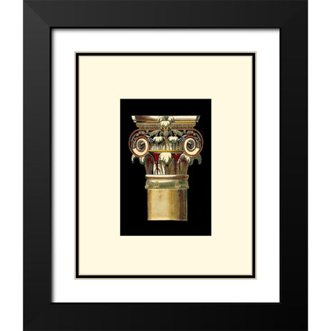 Single Capital I Black Modern Wood Framed Art Print with Double Matting by Unknown