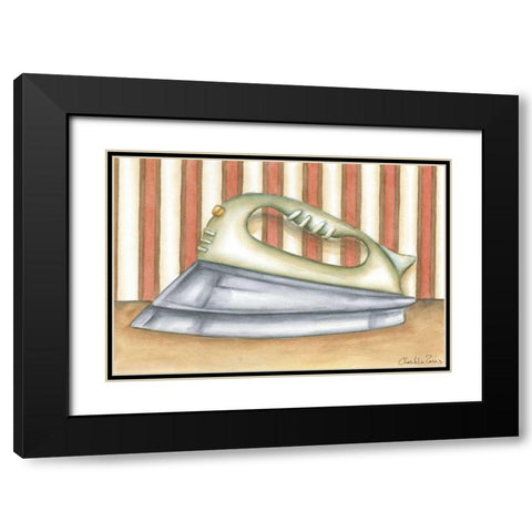 Acme Delux Iron Black Modern Wood Framed Art Print with Double Matting by Zarris, Chariklia