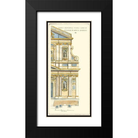 Classical Facade IV Black Modern Wood Framed Art Print with Double Matting by Unknown