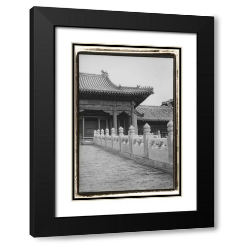 Forbidden City Walk, Beijing  Black Modern Wood Framed Art Print with Double Matting by DeNardo, Laura