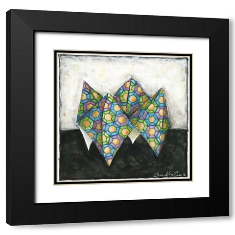 Fortune Teller Black Modern Wood Framed Art Print with Double Matting by Zarris, Chariklia