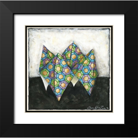 Fortune Teller Black Modern Wood Framed Art Print with Double Matting by Zarris, Chariklia