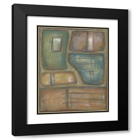 Relic II Black Modern Wood Framed Art Print with Double Matting by Zarris, Chariklia