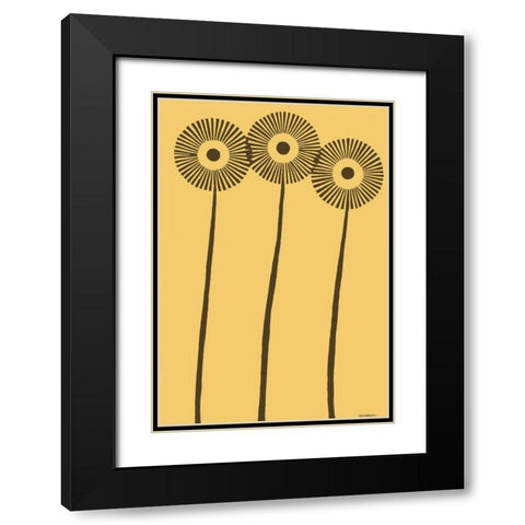 Dandy Dichromatics I Black Modern Wood Framed Art Print with Double Matting by Lam, Vanna