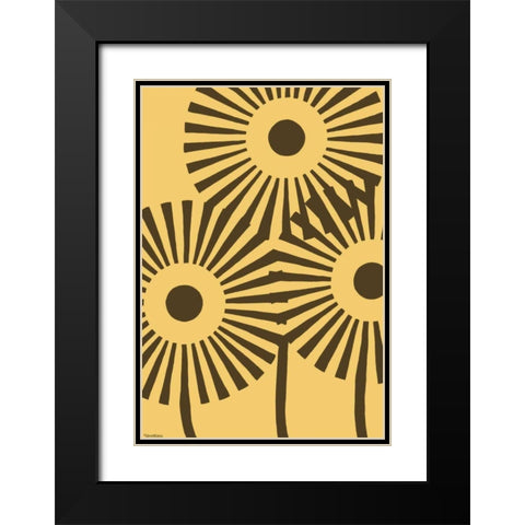 Dandy Dichromatics II Black Modern Wood Framed Art Print with Double Matting by Lam, Vanna
