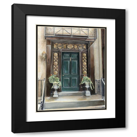 Custom Mulberry Street Black Modern Wood Framed Art Print with Double Matting by Meagher, Megan