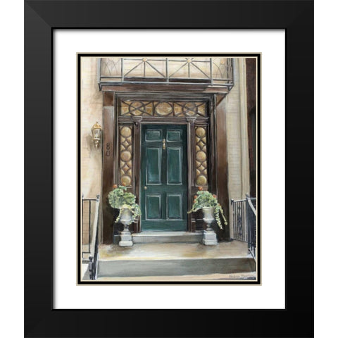 Custom Mulberry Street Black Modern Wood Framed Art Print with Double Matting by Meagher, Megan