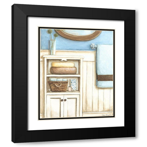 Coastal Bath III Black Modern Wood Framed Art Print with Double Matting by Meagher, Megan
