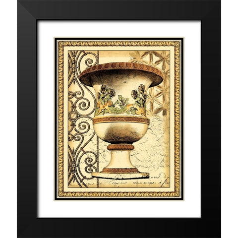 Small Gardens of Versailles I Black Modern Wood Framed Art Print with Double Matting by Vision Studio