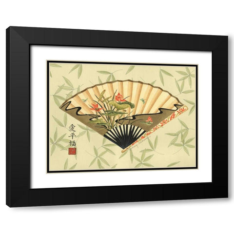 Art of the Geisha I Black Modern Wood Framed Art Print with Double Matting by Slocum, Nancy