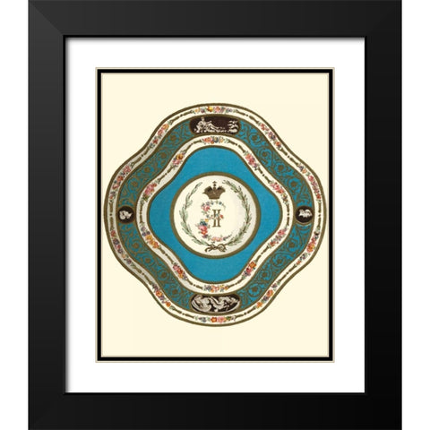 Sevres Porcelain II Black Modern Wood Framed Art Print with Double Matting by Garnier