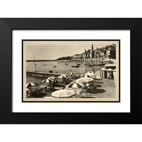 Summer in France III Black Modern Wood Framed Art Print with Double Matting by Unknown