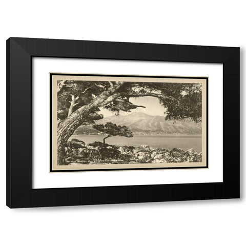 Summer in France IV Black Modern Wood Framed Art Print with Double Matting by Unknown