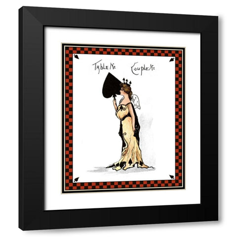 Bridge Party I Black Modern Wood Framed Art Print with Double Matting by Vision Studio