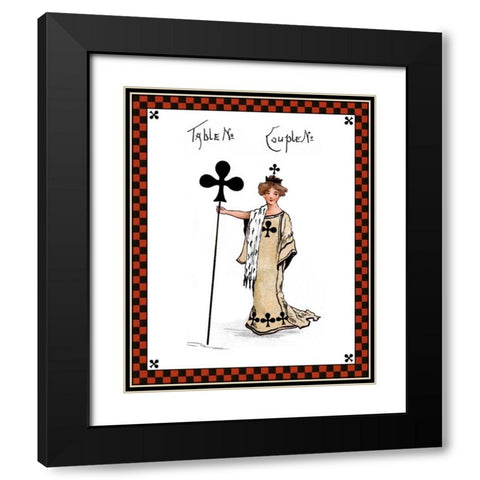 Bridge Party II Black Modern Wood Framed Art Print with Double Matting by Vision Studio