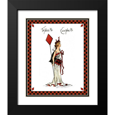 Bridge Party III Black Modern Wood Framed Art Print with Double Matting by Vision Studio