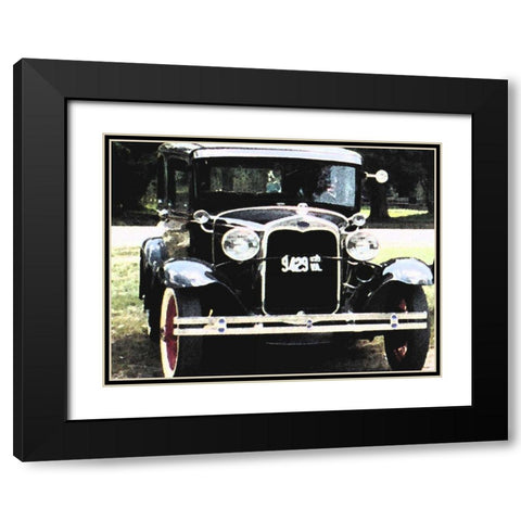 Joy Ride II Black Modern Wood Framed Art Print with Double Matting by Ilosky, Pam