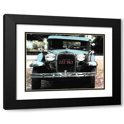 Joy Ride III Black Modern Wood Framed Art Print with Double Matting by Ilosky, Pam