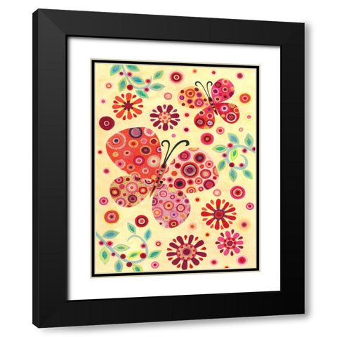 Breezy Day Black Modern Wood Framed Art Print with Double Matting by Conway, Kim