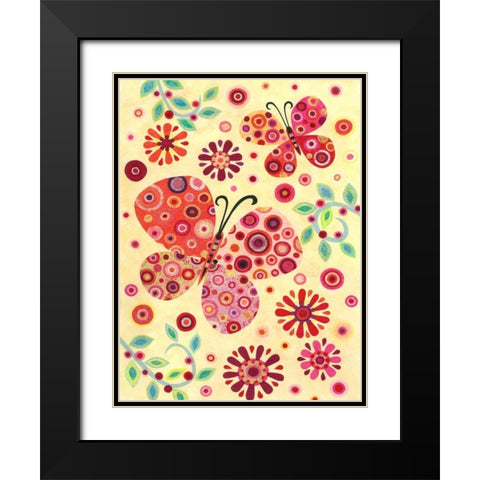 Breezy Day Black Modern Wood Framed Art Print with Double Matting by Conway, Kim