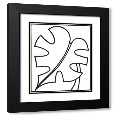 Sprout III Black Modern Wood Framed Art Print with Double Matting by Stramel, Renee W.
