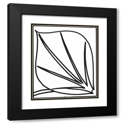 Sprout IV Black Modern Wood Framed Art Print with Double Matting by Stramel, Renee W.