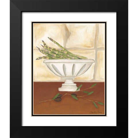 Tuscan Harvest IV Black Modern Wood Framed Art Print with Double Matting by Zarris, Chariklia