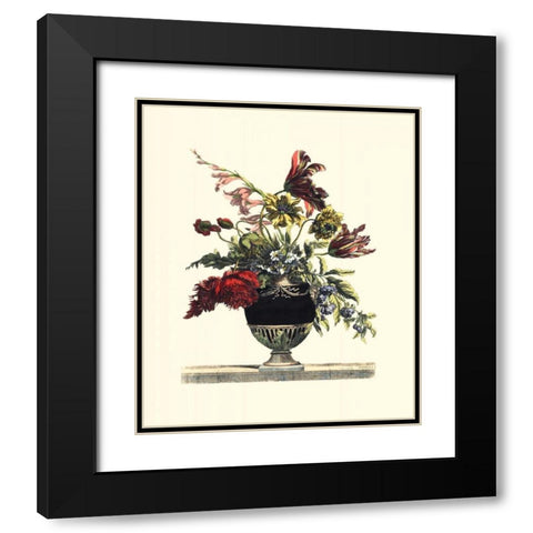 Flowers for June I Black Modern Wood Framed Art Print with Double Matting by Baptiste, Giovanni