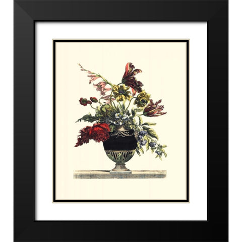 Flowers for June I Black Modern Wood Framed Art Print with Double Matting by Baptiste, Giovanni
