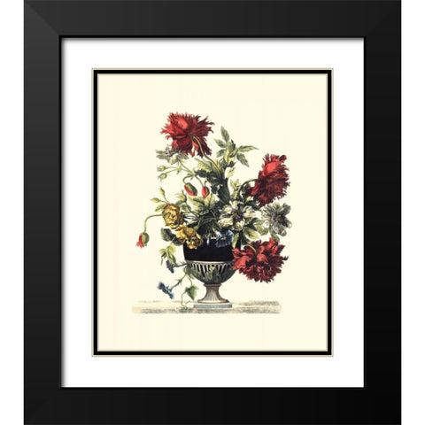 Flowers for June II Black Modern Wood Framed Art Print with Double Matting by Baptiste, Giovanni