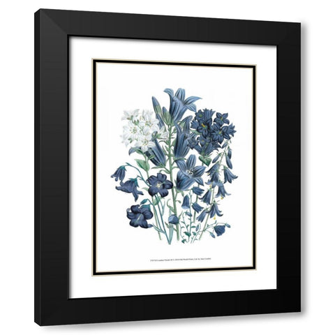 Loudon Florals III Black Modern Wood Framed Art Print with Double Matting by Loudon, Jane