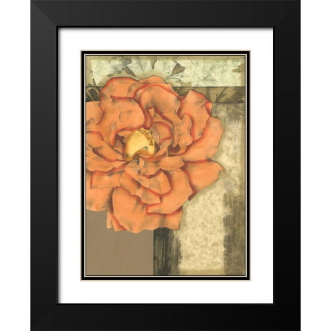 Small Ethereal Bloom I Black Modern Wood Framed Art Print with Double Matting by Goldberger, Jennifer