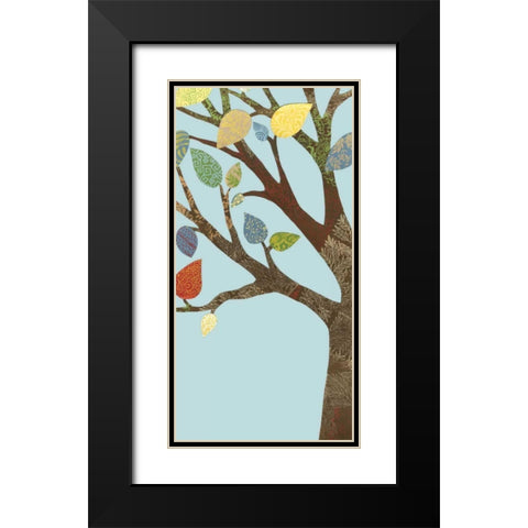 Arbor Patterns II Black Modern Wood Framed Art Print with Double Matting by Meagher, Megan