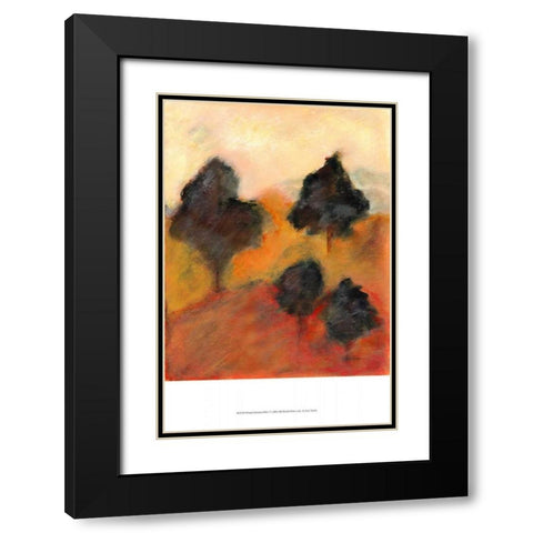 Printed Sonoma Hills I Black Modern Wood Framed Art Print with Double Matting by Taylor, Kris