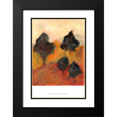 Printed Sonoma Hills I Black Modern Wood Framed Art Print with Double Matting by Taylor, Kris