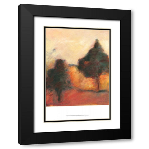 Printed Sonoma Hills II Black Modern Wood Framed Art Print with Double Matting by Taylor, Kris