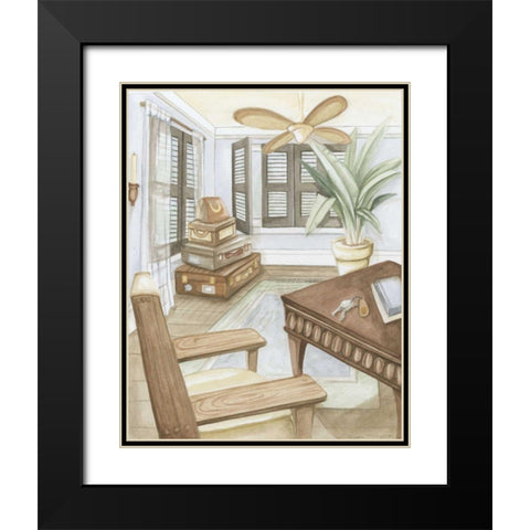 Grand Hotel Vignette I Black Modern Wood Framed Art Print with Double Matting by Meagher, Megan