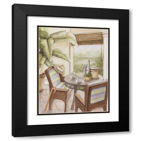 Grand Hotel Vignette II Black Modern Wood Framed Art Print with Double Matting by Meagher, Megan