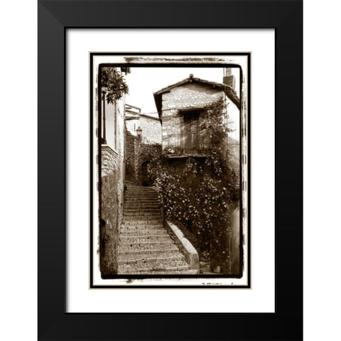 Daybreak Fragrance Black Modern Wood Framed Art Print with Double Matting by DeNardo, Laura