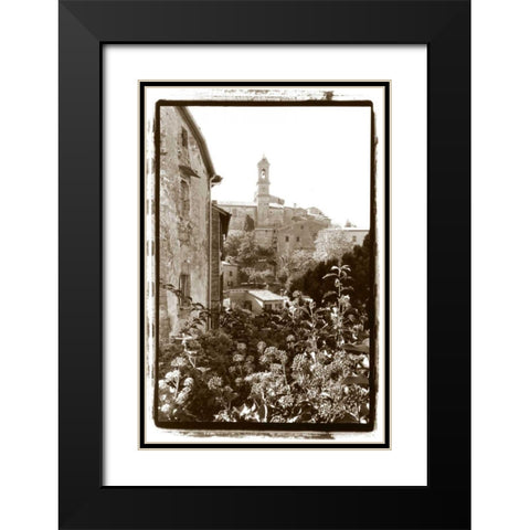 Church Bells Ringing Black Modern Wood Framed Art Print with Double Matting by DeNardo, Laura