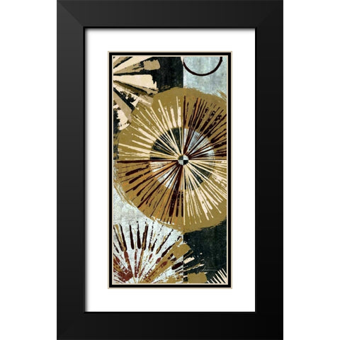 Outburst I Black Modern Wood Framed Art Print with Double Matting by Burghardt, James