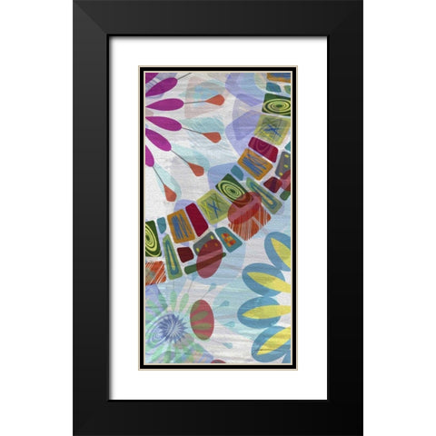 Midway Panels I Black Modern Wood Framed Art Print with Double Matting by Burghardt, James